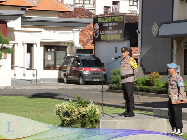 Apel pagi Operasi Mantap Brata Agung