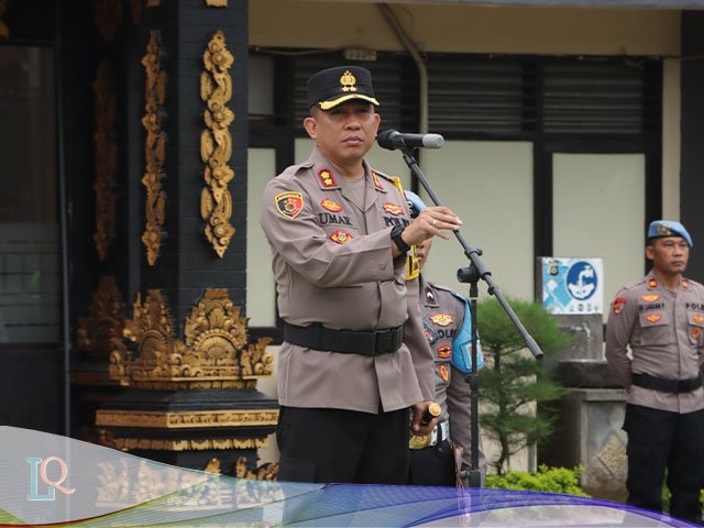 Apel Jam Pimpinan , Kapolres Klungkung , penghargaan dari pengawas eksternal