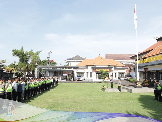 pelaksanaan pengamanan, apel pagi