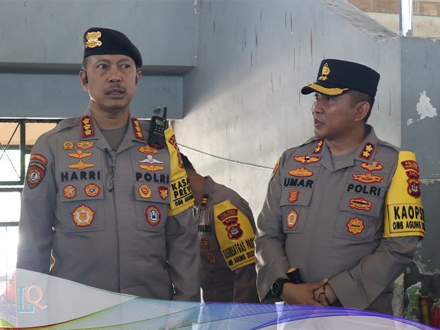 Pengawasan di Gudang Logistik KPU