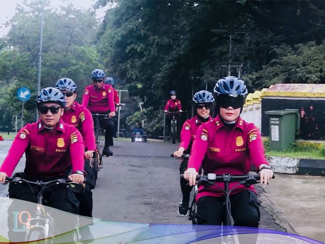 Objek Wisata , Patroli Bersepeda , Personel Ditpam Obvit