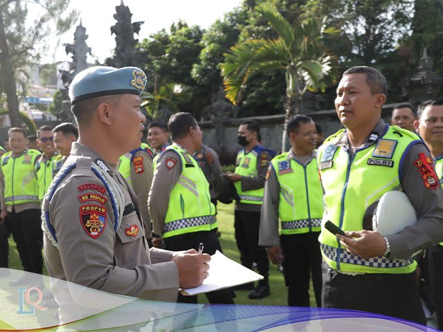 Polres Klungkung Gelar Gaktibplin