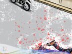 Pembalap Liar Dijalan Leter S , Tertabrak Pembalap Liar