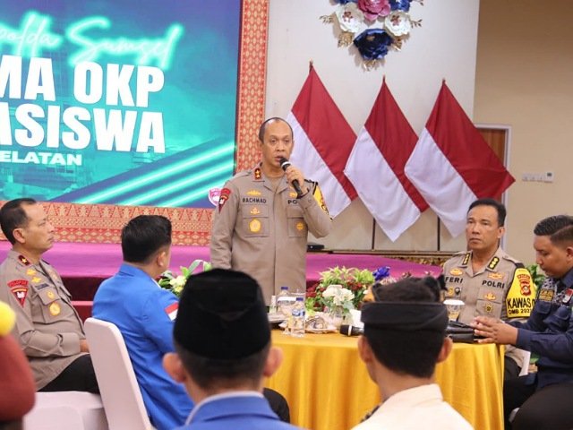 Gelar Silaturahmi Bersama OKP dan BEM se Provinsi Sumatera Selatan, Irjen Rachmad Wibowo Pesankan Hal Ini