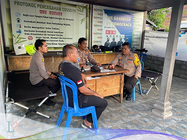 tugas operasi mantap brata,pengecekan terhadap personel