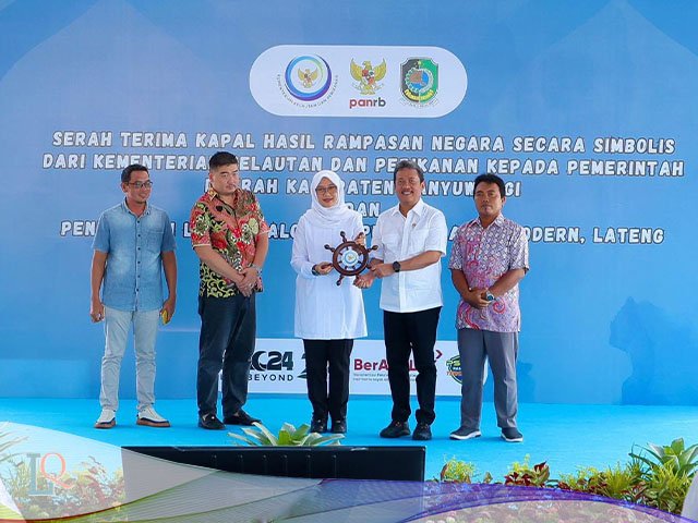 Kapal Rampasan Ilegal Fishing , kelompok usaha bersama , KUB Nelayan Banyuwangi