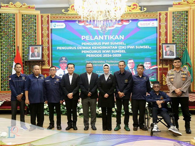 Pelantikan Pengurus PWI Sumsel