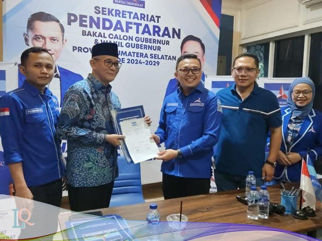Bacagub Heri Amalindo , DPD Partai Demokrat Sumsel , Pilgub Sumsel 2024
