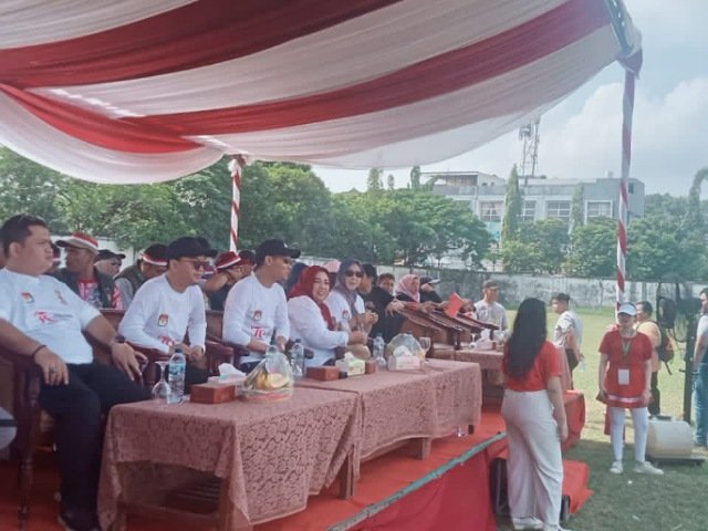 Semangat Meriahkan HUT RI Ke-79, KPU Kota Palembang Gelar Berbagai Perlombaan Sekaligus Sosialisasi Pilkada Serentak 27 November 2024