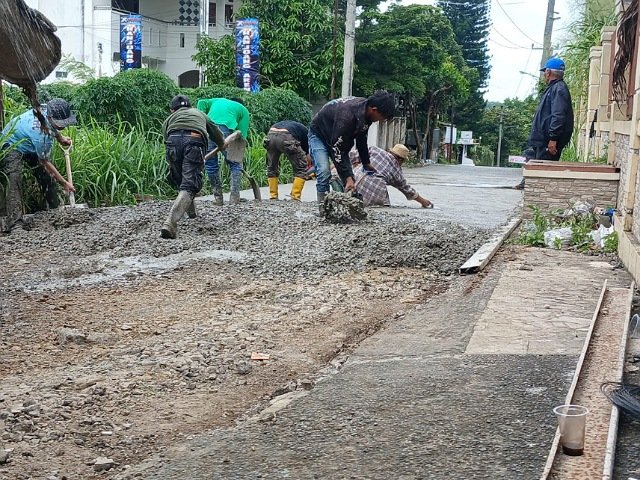 jalan cor rabat beton