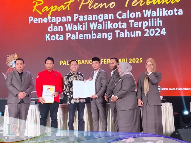 KPU Kota Palembang , Pilkada Tahun 2024 , Rapat Pleno Terbuka