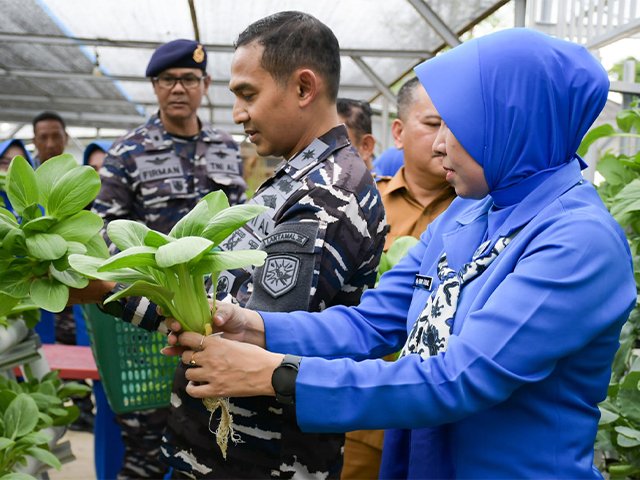 Danlanal Palembang , ketahanan pangan
