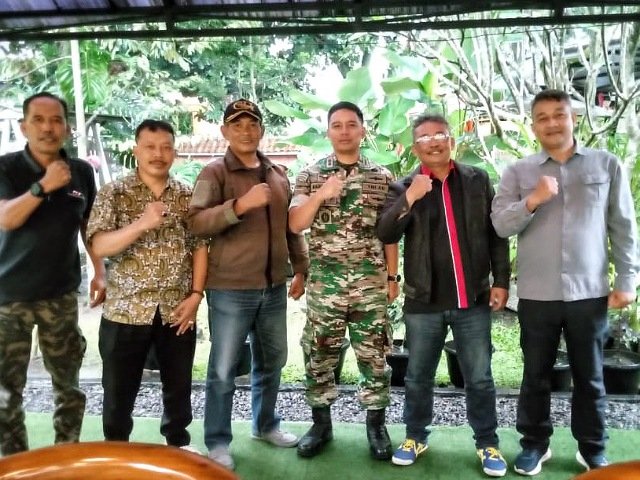 Harmonis Bersama Wartawan , Letkol Inf Raden Aldi Wibisono