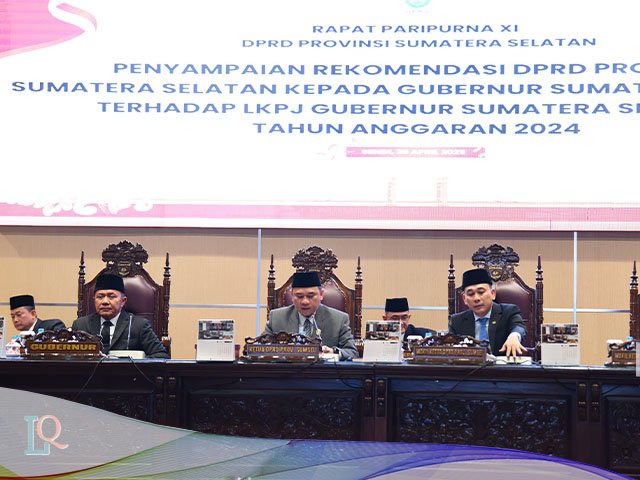 LKPJ Gubernur Sumsel