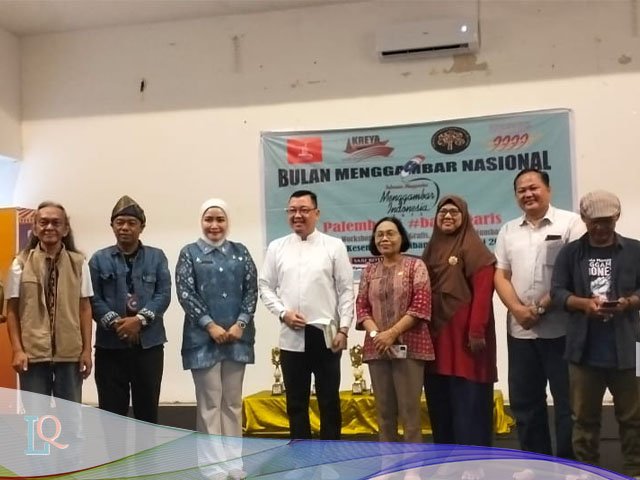 Bulan Menggambar Nasional , Dewan Kesenian Palembang , Seniman Palembang Bersatu