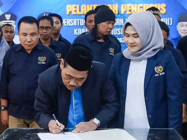 pelantikan Pengurus Persatuan Wartawan Indonesia , Pelantikan PWI Muba