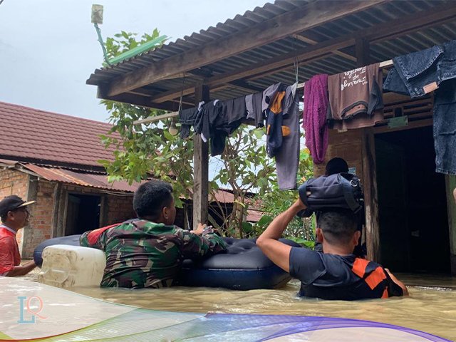 Banjir di Bayung Lencir