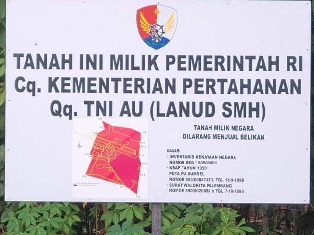 Masyarakat Harus Waspada! Harap Cek Keabsahan Tanah Miliknya di Kantor BPN Palembang yang Terletak Wilayah Bandara