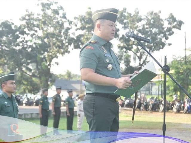 Amanat Pangdam , Upacara Bendera
