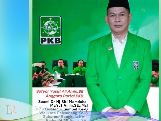 Cucu Gubernur Sumsel Ke-8 , DPC PKB Kabupaten Pali , Kader PKB