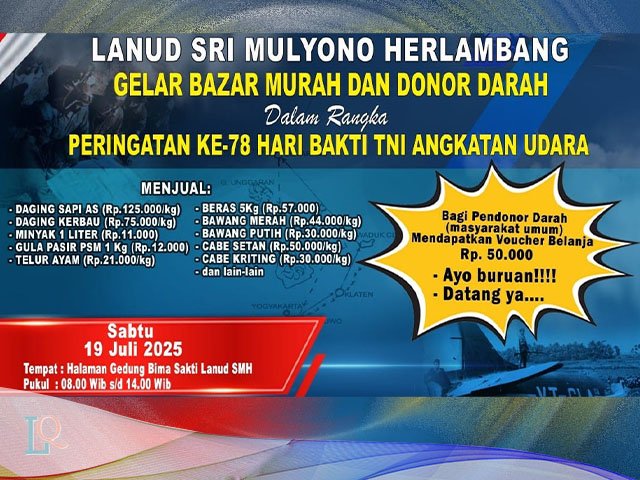 bazar murah , Hari Bakti TNI AU