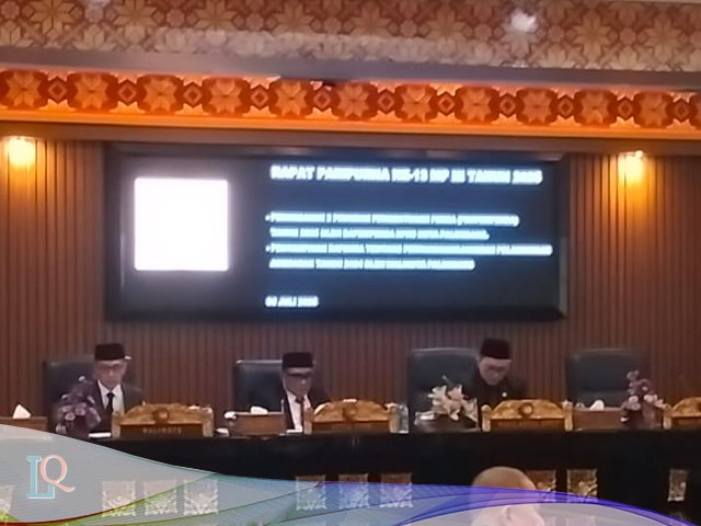 Raperda Pertanggungjawaban Pelaksanaan APBD