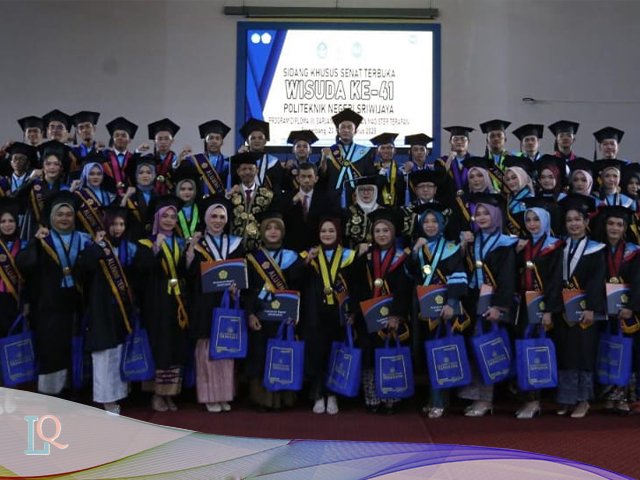 Cetak SDM Unggul , Wisuda ke-41 Polsri