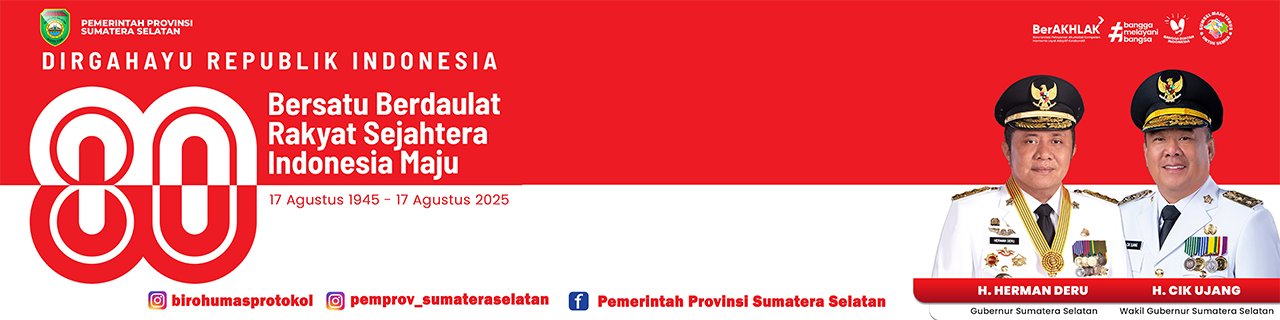 banner hut ri pemprov sumsel