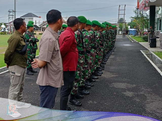 aksi unjuk rasa , Aksi Unras di Garnisun Palembang , Apel Siaga