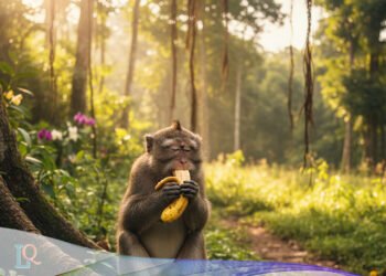 Monyet Hewan Primata, Monyet Makan Pisang