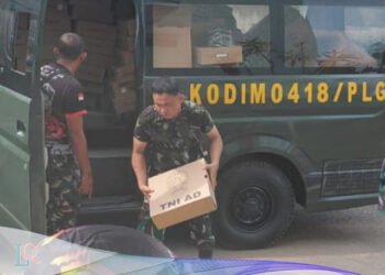 penyerahan perlengkapan perorangan lapangan