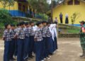 Pelatihan PBB di SMPN 3 Rancabali