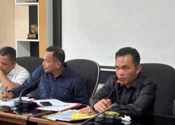 Komisi II DPRD Banyuasin Gelar Rapat denger pendapat (RDP)dalam rangka membahas persoalan perizinan perusahaan PT Swama Cinde Raya (SCR)
