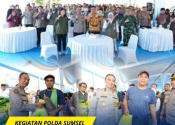 Polda Sumsel Salurkan 147 Ton Beras Murah kepada 18.900 Warga dalam Sehari