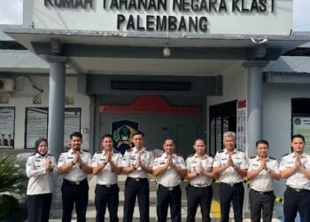 KAKANWIL DITJENPAS SUMSEL TINJAU LANGSUNG PERSIAPAN KUNJUNGAN IDUL FITRI 1447 H DI RUTAN PALEMBANG