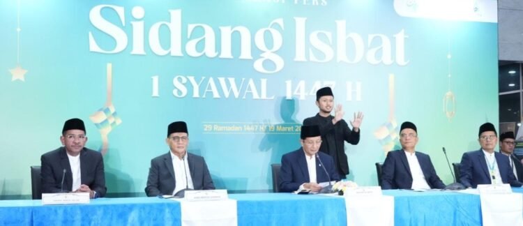 Pemerintah Tetapkan 1 Syawal 1447 H Bertepatan 21 Maret 2026