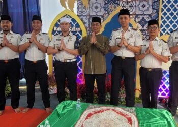 Kakanwil Ditjenpas Sumsel Ikuti Sholat Idul Fitri 1447 H, Penyerahan Remisi, dan Penguatan Pengamanan Kunjungan Lebaran di Rutan Palembang