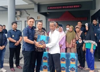 Rutan Kelas I Palembang Gelar Bantuan Sosial, Wujud Kepedulian untuk Keluarga Warga Binaan dan Warga Sekitar