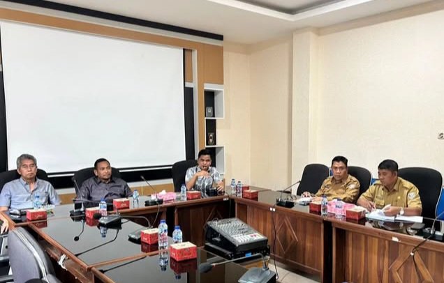 Komisi II DPRD banyuasin Gelar rapat kerja bersama dinas perkebunan dan peternakan