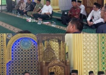 Sucipto anggota DPRD Banyuasin Hadiri Peresmian Jalan sangaji dan masjid amalia