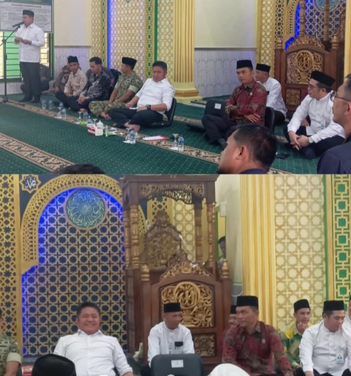 Sucipto anggota DPRD Banyuasin Hadiri Peresmian Jalan sangaji dan masjid amalia
