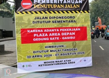 Jalan Diponegoro Tidak Ditutup