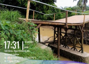 Jembatan di Kecamatan Mesuji