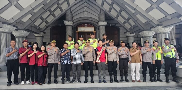 Ribuan Personel Gabungan Amankan Ibadah Jumat Agung di Sumsel