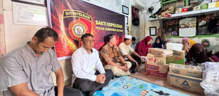 Aksi Humanis Polisi: Dit Intelkam Polda Sumsel Berbagi Kebahagiaan dengan Anak Yatim