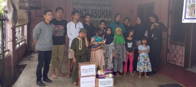 Peduli Sesama, Mitra 10 Tanjung Api Api Salurkan Bantuan ke Beberapa Panti Asuhan di Palembang