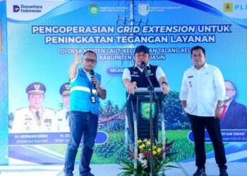 PLN Perkuat Tegangan Listrik Kenten Laut, Grid Extension Beroperasi Cepat Dukung Aktivitas Warga dan Ekonomi Lokal