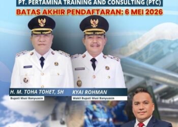 Batas Akhir 6 Mei! Bupati Muba H.M. Toha Tohet Ajak Putra Daerah Tangkap Peluang Karir Security di PT Pertamina Training & Consulting