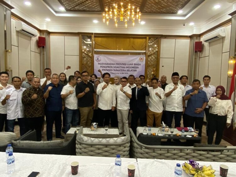 Ryonaldo Juliantino Terpilih Aklamasi Pimpin Muaythai Sumsel 2026-2030