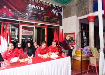 Ayu Nur Suri: Dapur Marhaen Bentuk Nyata Kehadiran PDI Perjuangan Kota Palembang di Tengah Rakyat